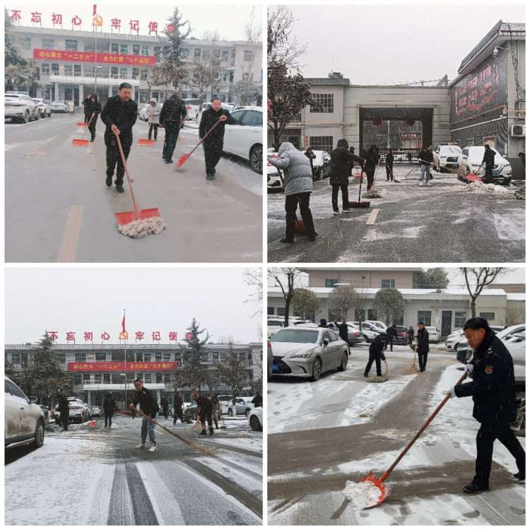 簡篇-以雪為令 聞雪而動 || 耿鎮(zhèn)街道迅速開展清雪除冰行動